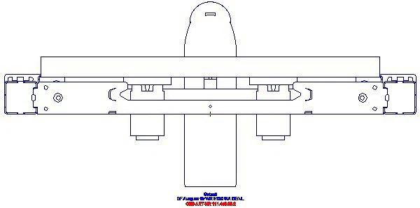 GE Duofix Element f. Ausgussbecken 130 cm, Wandarmatur AP_111450002_G