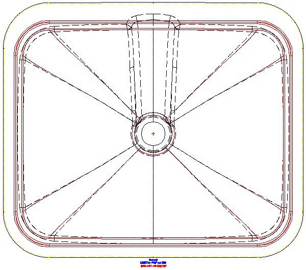 VariForm Unterbau-WT, rechteckig 58x49cm, o. Hl, o. Ül., KeraTect_500.767.00.2_G