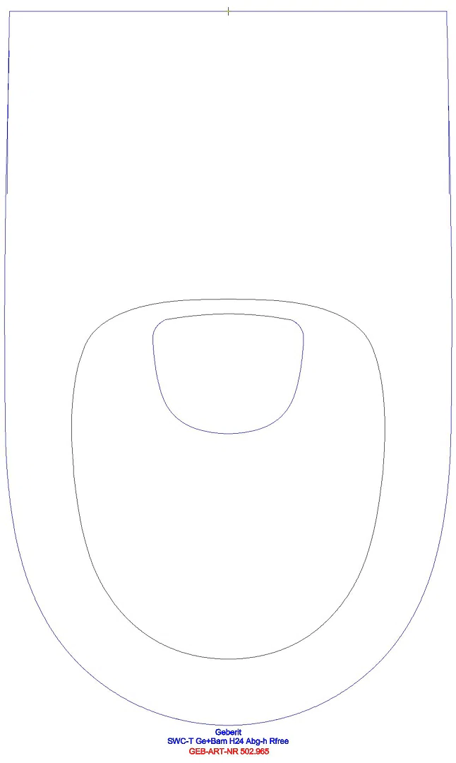Bambini SWC f. Kleinkinder Tiefspüler Rimfree, H:24cm, Rimfree, weiß, KeraTect_502965008_g