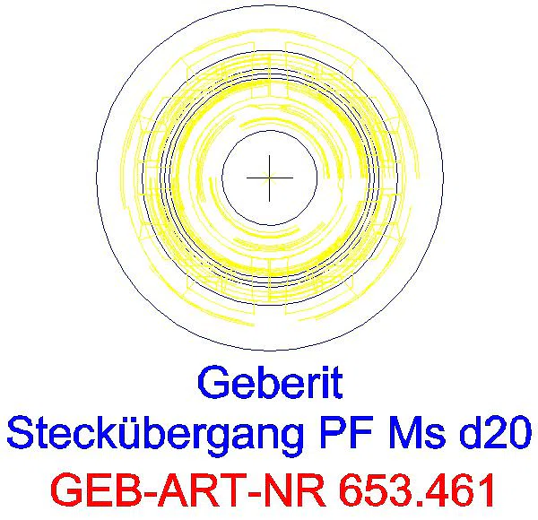 GE PushFit Übergang auf Verteiler mit Steckanschluss Ms d20_653.461.00.1_A