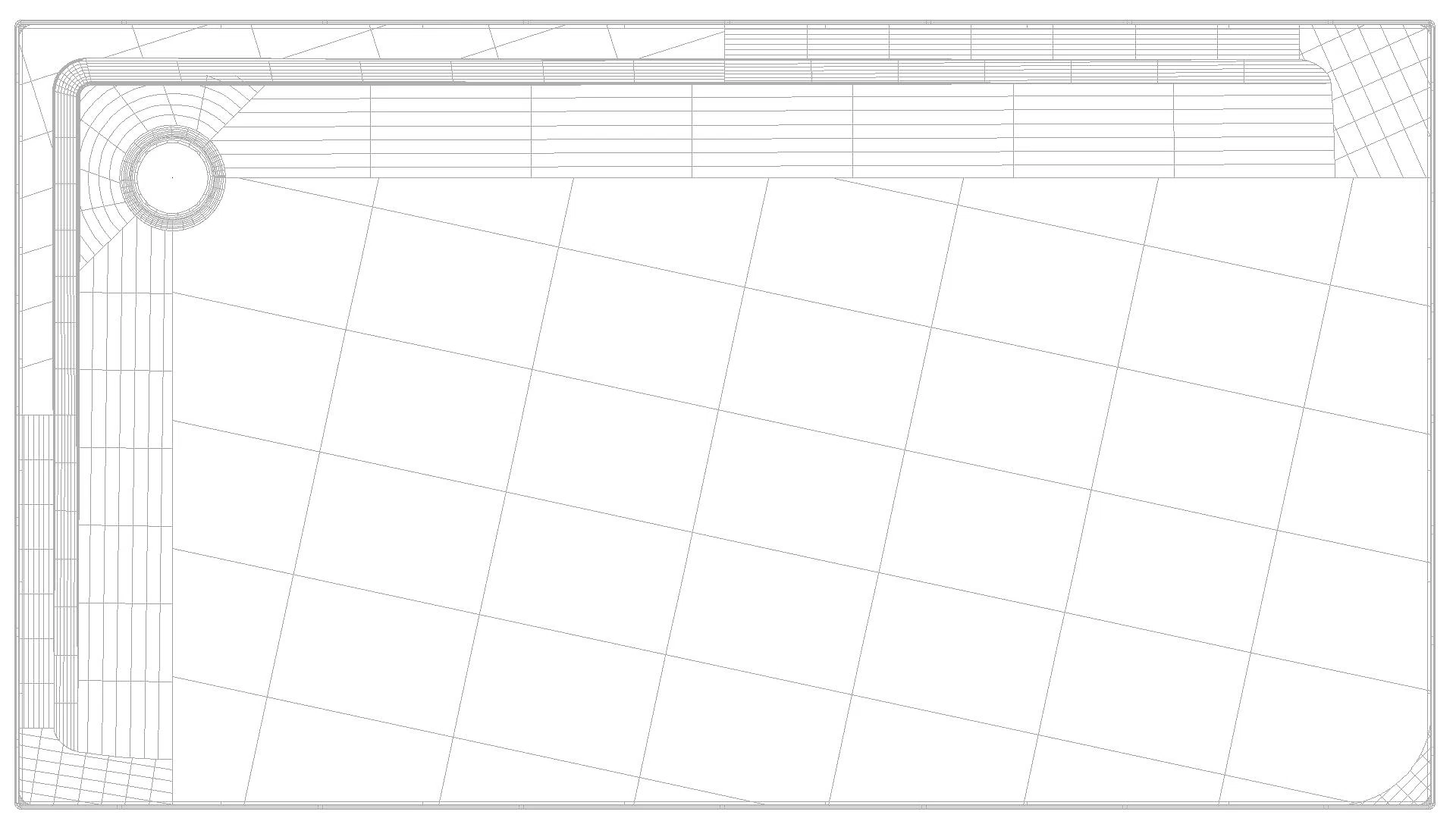 KALDEWEI SUPERPLAN MIT WANNENTRÄGER EXTRAFLACH Duschfläche, 1000x1800x32 mm, Modell-Nr: 1864-5