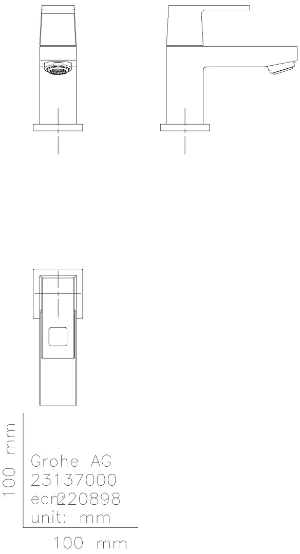 GROHE Standventil Eurocube 23137 chrom