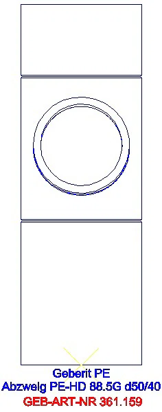 GE PE Abzweig 88,5Gr d50/40_361.159.16.1_L