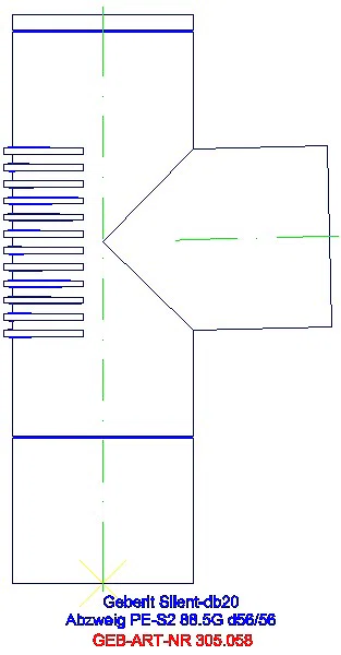 GE Silent-db20 Abzweig 88,5Gr d56/56_305.058.14.1_A