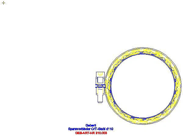 GE Silent-db20 Spannverbinder CrTi-Stahl d110_310.003.14.3_A