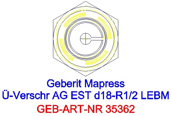 GE Mapress Edelstahl Übergangsverschr. mit AG ÜM aus ESt d18-R1/2_35362_L