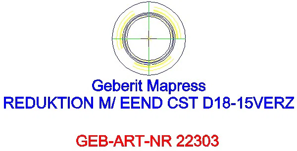 GE Mapress C-Stahl Reduktion mit Einschubende d18-15 verzinkt_22303_A