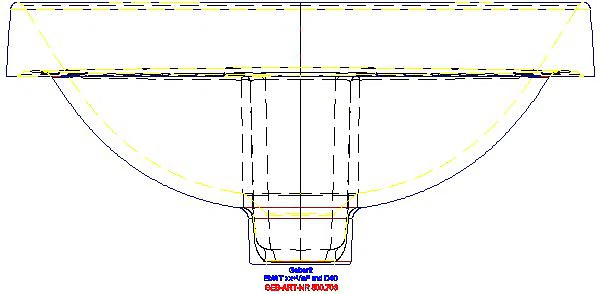 VariForm Einbauwaschtisch, rund d: 40cm, o. Hl, o. Ül._500.703.01.2_A