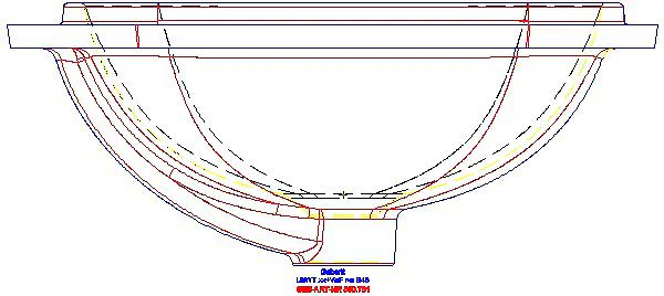 VariForm Unterbau-WT, rechteckig 53x44cm, o. Hl, m. Ül., KeraTect_500.761.00.2_L