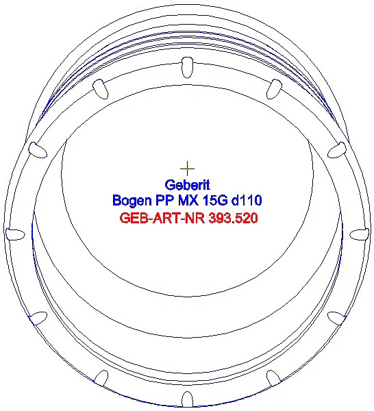 GE Silent-Pro Bogen 15Gr d110mm_393.520.14.1_G