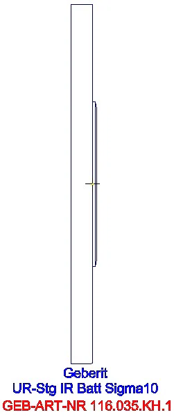 GE UR-Strg. mit elektronischer Spülausl. Battterie Sigma10 glanzchrom/mattchr_116.035.KH.1_L