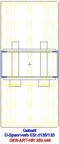 GE Übergangsspannverbinder Edelstahl d135mm d1=135mm_359.446.00.2_L