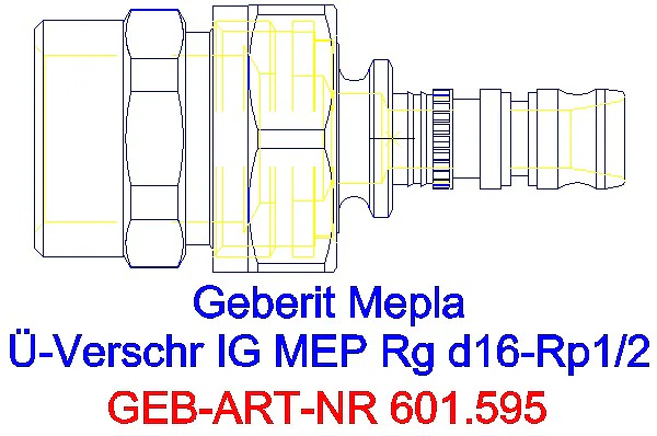 GE Mepla Übergangsverschraubung mit IG Rg d16-Rp1/2_601.595.00.5_G