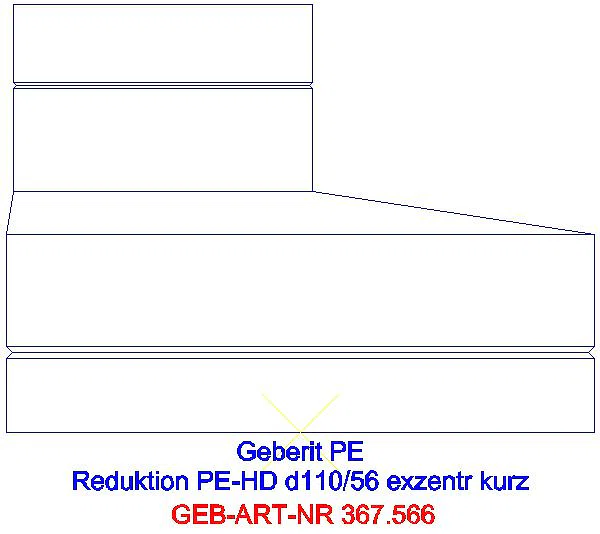 GE PE Reduktion exzentrisch kurz d110/56_367.566.16.1_A
