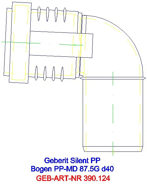GE Silent-PP Bogen 87,5Gr d40_390.124.14.1_A