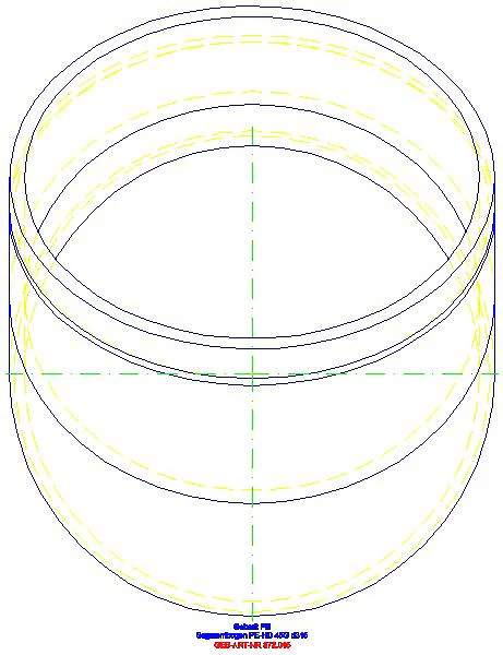 GE PE Segmentbogen 45Gr d315_372.045.16.1_G