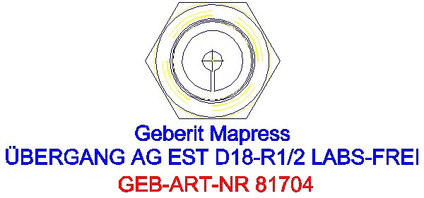 GE Mapress Edelstahl Übergang mit AG (LABS-frei) d18-R1/2_81704_L