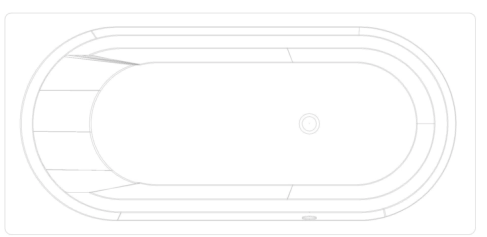 KALDEWEI VAIO STAR Badewanne, 1700x800 mm, Modell-Nr: 961
