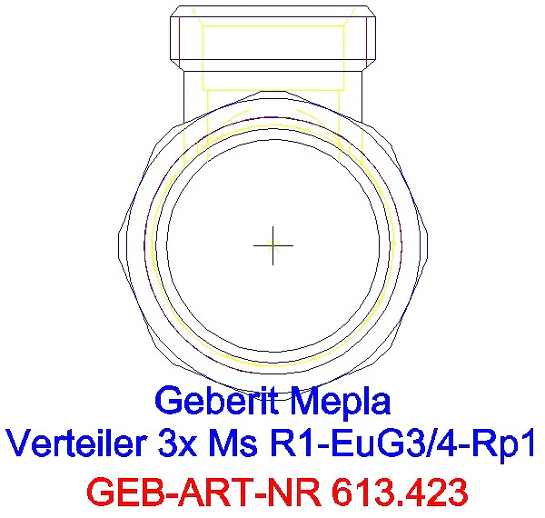 GE Verteiler dreifach Ms R1-EuG3/4-Rp1_613.423.00.1_L