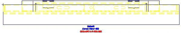 Xeno2 Lichtspiegel 40x91x5,5cm_500.520.00.1_G