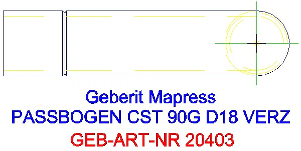 GE Mapress C-Stahl Passbogen 90Gr d18 verzinkt_20403_G