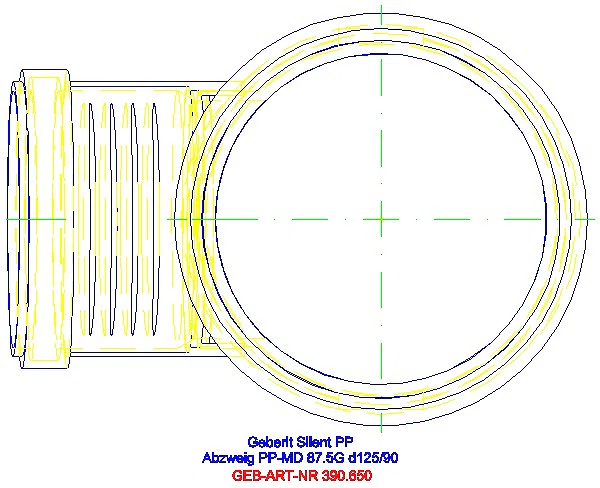 GE Silent-PP Abzweig 87,5Gr d125/90_390.650.14.1_G