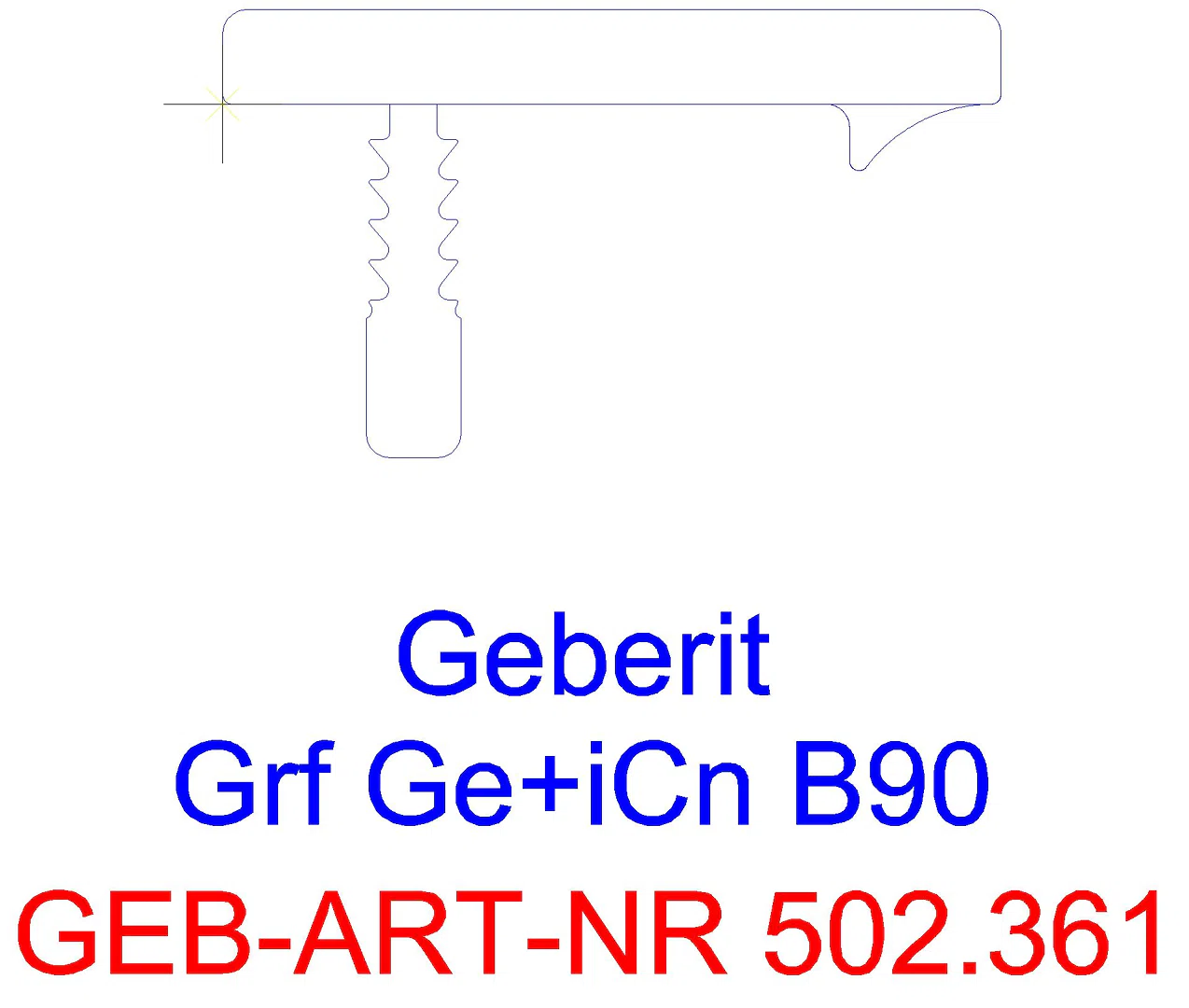 Griff, B:90cm hochglanz verchromt_ge2s_502361001_l