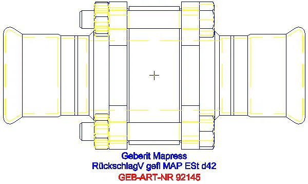 GE Mapress Rückschlagventil NPW geflanscht d42_92145_A