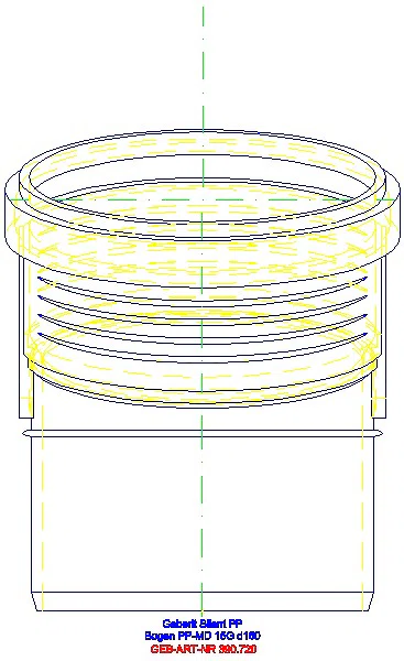 GE Silent-PP Bogen 15Gr d160_390.720.14.1_L
