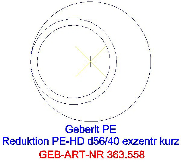 GE PE Reduktion exzentrisch kurz d56/40_363.558.16.1_G