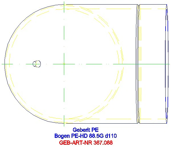GE PE Bogen 88,5Gr d110_367.088.16.1_G