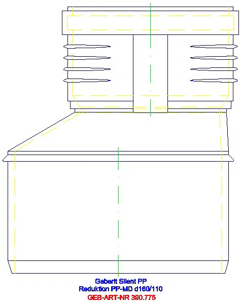 GE Silent-PP Reduktion exzentrisch d160/110_390.775.14.1_A