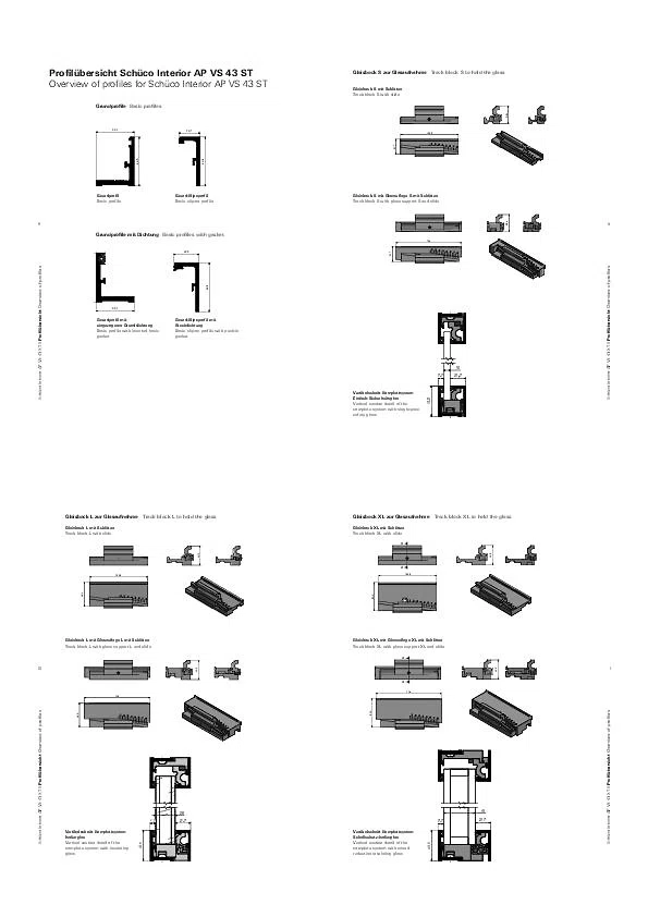 Aluminium-Trennwandsystem Schüco Interior Systems AP VS 43
