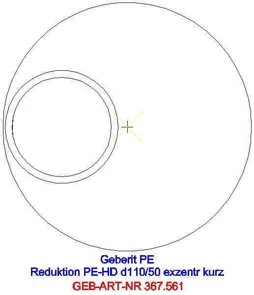 GE PE Reduktion exzentrisch kurzd110/50_367.561.16.1_G