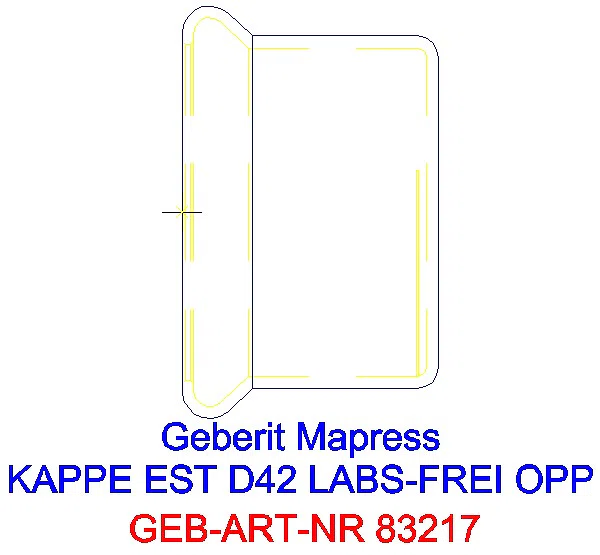 GE Mapress Edelstahl Kappe d42 (LABS-frei)_83217_A