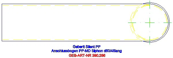 GE Silent-PP Anschlussbogen 90Gr verlänger d50/46_390.286.14.1_G