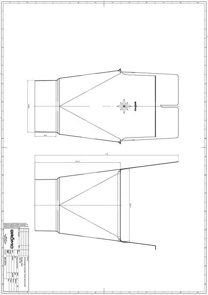 Alu Einhangstutzen Kastenform 500/150, #Art.Nr. 84554