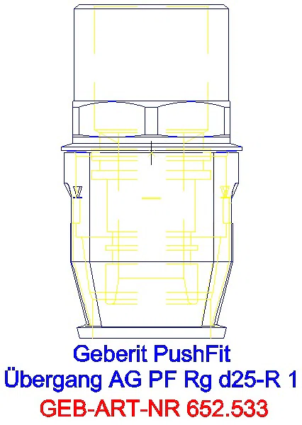 GE PushFit Übergang mit AG Rg d25-R1_652.533.00.1_G