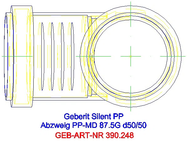 GE Silent-PP Abzweig 87,5Gr d50/50_390.248.14.1_G