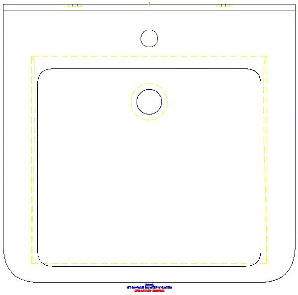 Renova Comfort Square WT barrierefrei 55x52,5cm, m. Hl., o. Ül., KeraTect_128557600_G