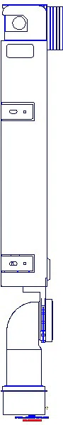 GE Kombifix Element für Wand-WC 108cm mit Omega UP-SPK 12cm Bet. von vorne_110.020.00.1_L