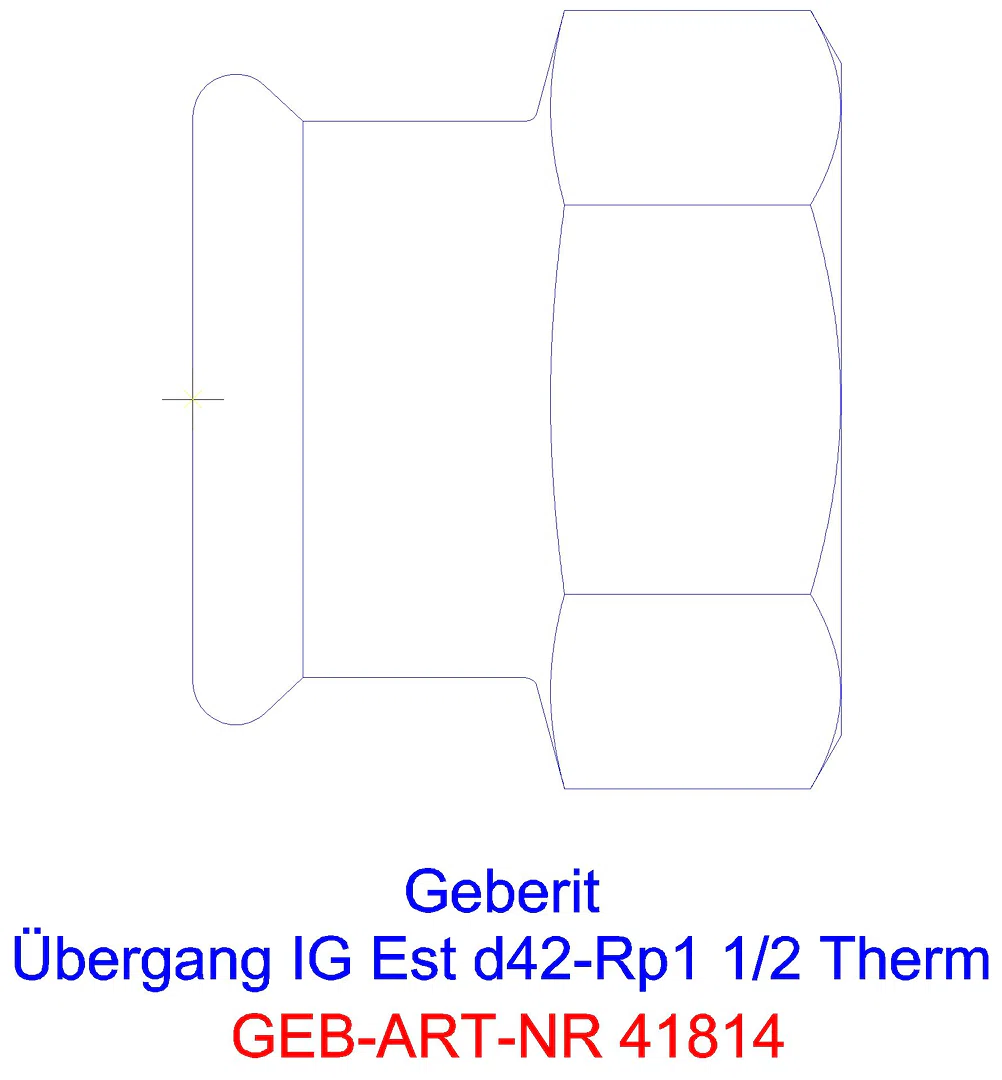 GE Mapress Therm Übergang mit IG d35-Rp1 1/4_41814_g