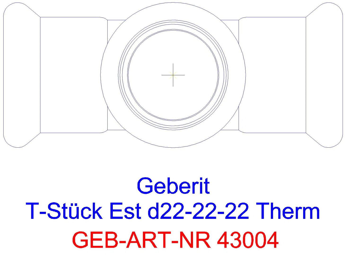 GE Mapress Therm T-Stück egal d18-18-18_43004_g