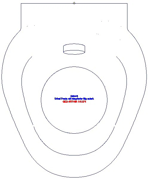GE Urinal Preda, mit integrierter Steuerung, autarke Stromversorgung_116.074.00.1_G
