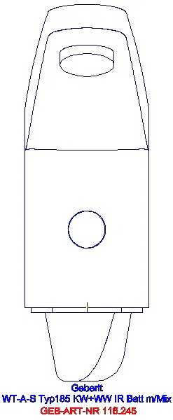 GE Waschtischarmatur Typ 185 Batteriebetrieb mit Mischer ohne Griff_116.245.21.1_A