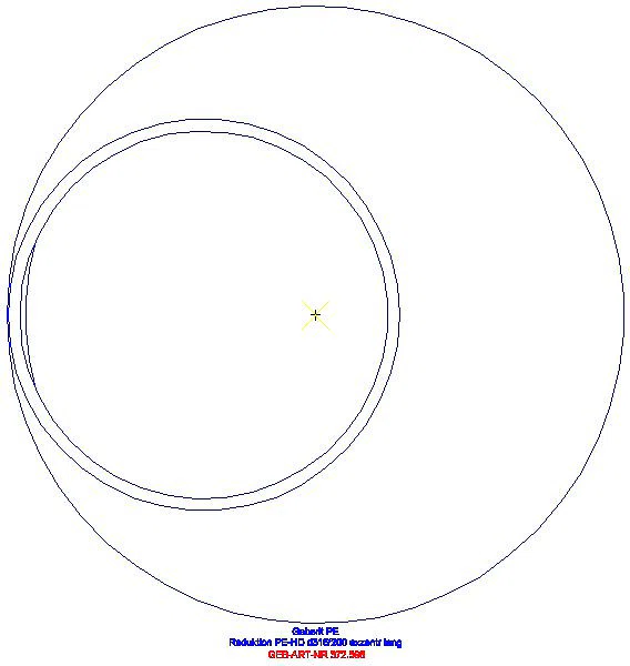 GE PE Reduktion exzentrisch lang d315/200_372.596.16.1_G