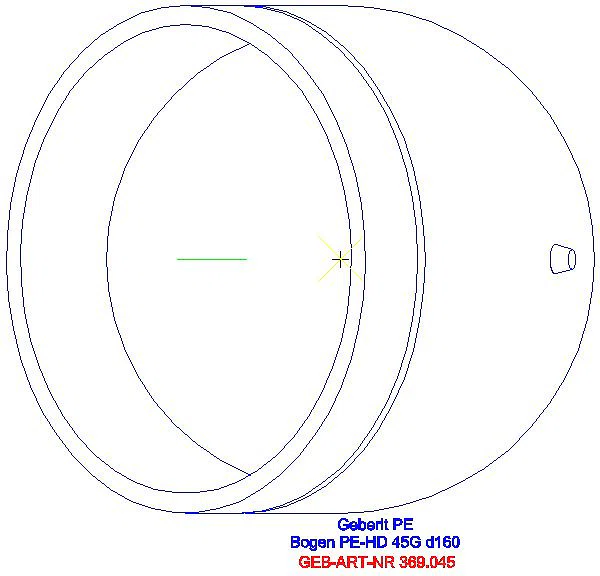 GE PE Bogen 45Gr d160_369.045.16.1_G