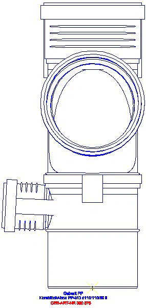GE Silent-PP Kombiabzweig 87,5Gr links d110/110/50_390.578.14.1_A