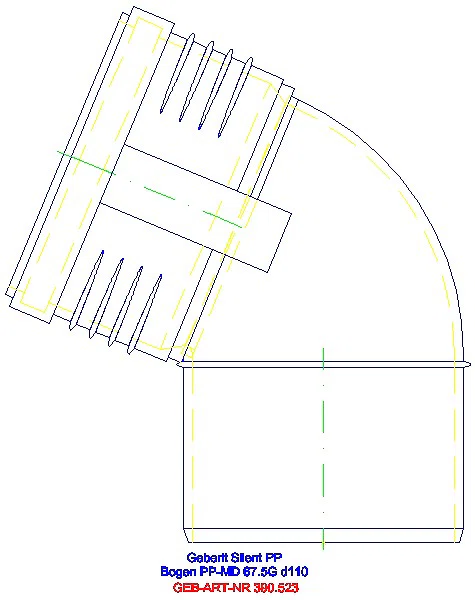 GE Silent-PP Bogen 67,5Gr d110_390.523.14.1_A