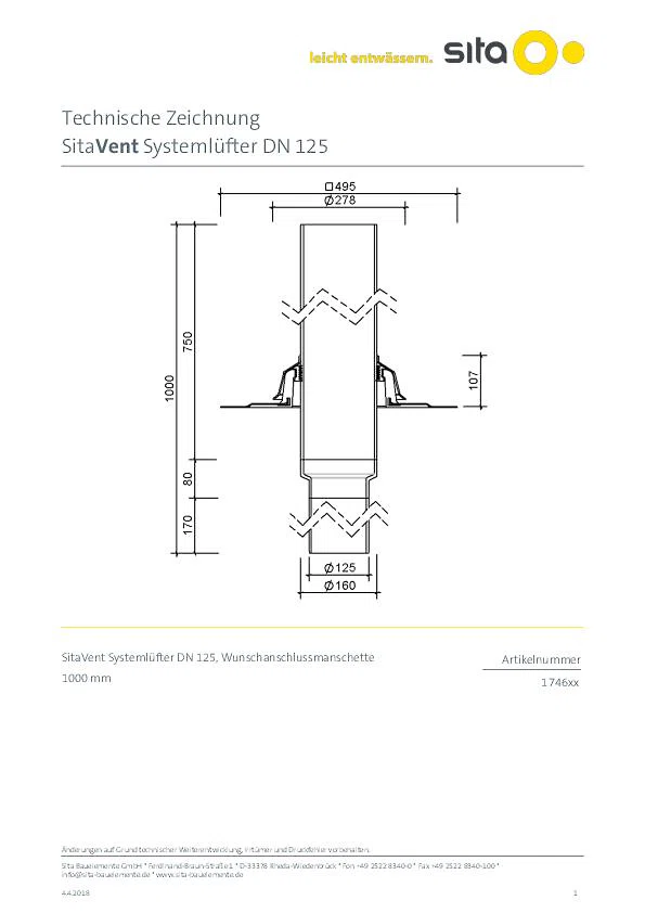 SitaVent Systemlüfter